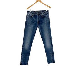 American Eagle Flex Jeans Men's Button Fly Whiskered Slim Straight 30X32